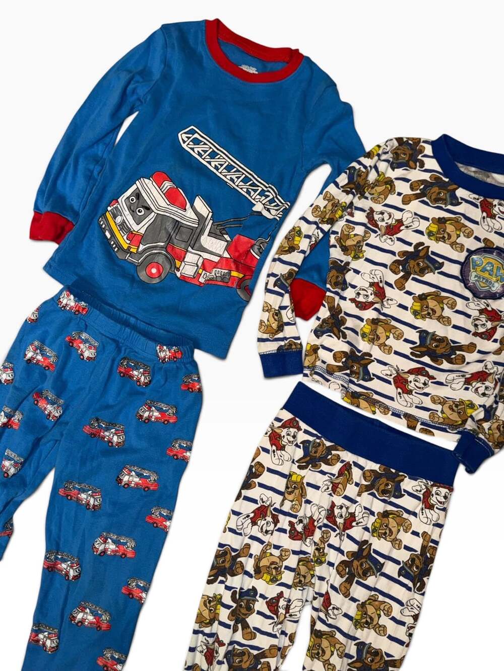 Toddler Boys Cotton Long Sleeve Pajama Sets Assorted Styles Size 5T - Picture 9 of 12